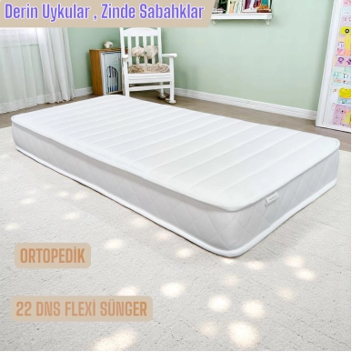 HÜZZAM 60X120X15 CM BEBEK YATAĞI ORTOPEDİK (SÜNGER , YAYSIZ) 